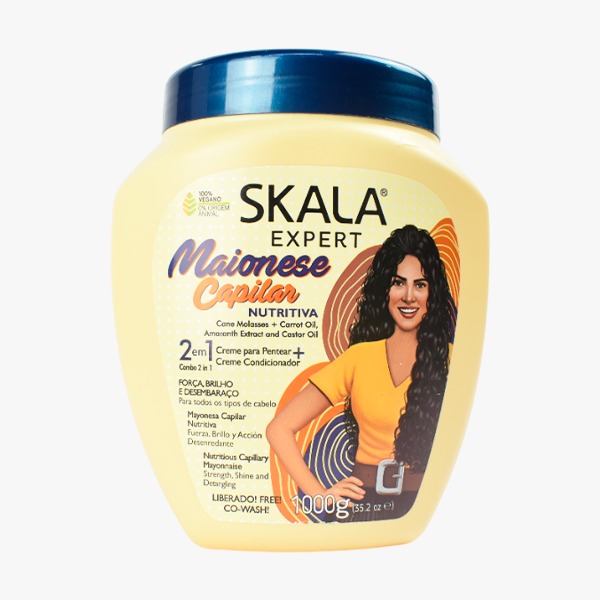 Tarro de Crema de Tratamiento Acondicionadora Vegana 2 en 1 Fuerza, Brillo, Skala - Imagen 2