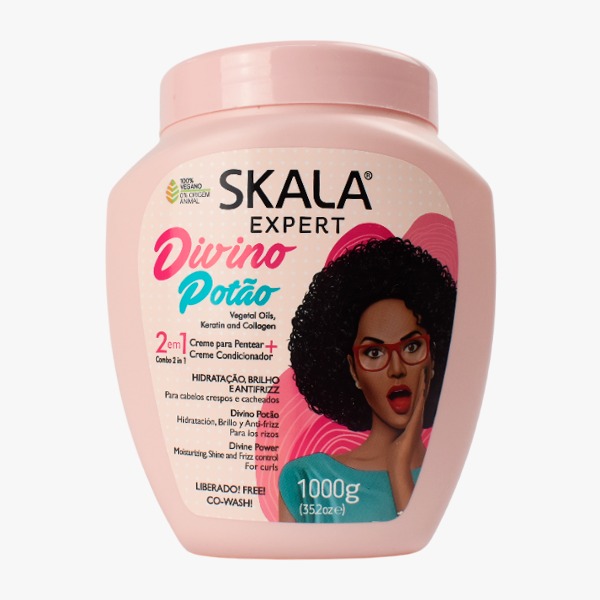 Tarro de Crema de Tratamiento Acondicionadora Vegana 2 en 1 Fuerza, Brillo, Skala - Imagen 3