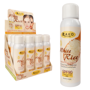 Spray Aclarante De Arroz Para Piel Rako SPF90