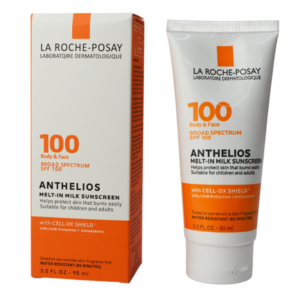 Protector solar de amplio espectro especial para niños y adultos de pieles muy sensibles ANTHELIOS La Roche Posay 100SPF
