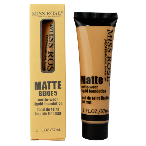 Bases para rostro Miss Rose matte tonos surtidos - Imagen 5