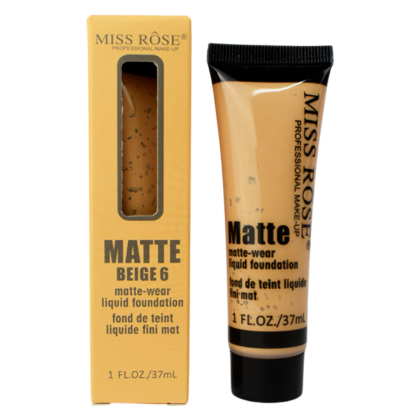 Bases para rostro Miss Rose matte tonos surtidos - Imagen 6