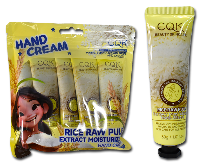 Kit de 5 Cremas Para Manos con Extracto de Arroz CQK